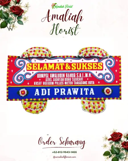 Papan Bunga Ucapan Selamat Kadu